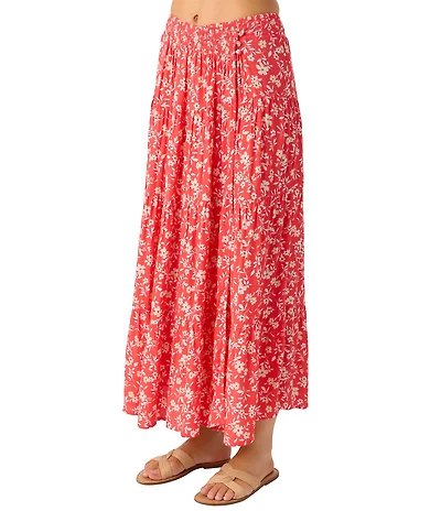 O'Neill Luciana Floral Printed Coordinating Midi Skirt