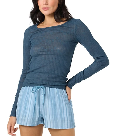 O'Neill Marliz Rosemary Lace Long Sleeve Top