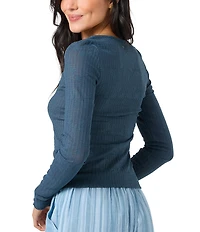 O'Neill Marliz Rosemary Lace Long Sleeve Top