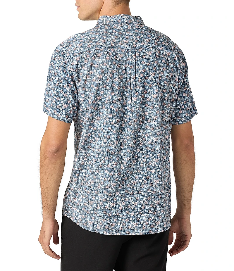 O'Neill Oasis Eco Standard-Fit Short Sleeve Printed Woven Shirt