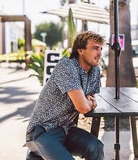 O'Neill Oasis Eco Standard-Fit Short Sleeve Printed Woven Shirt