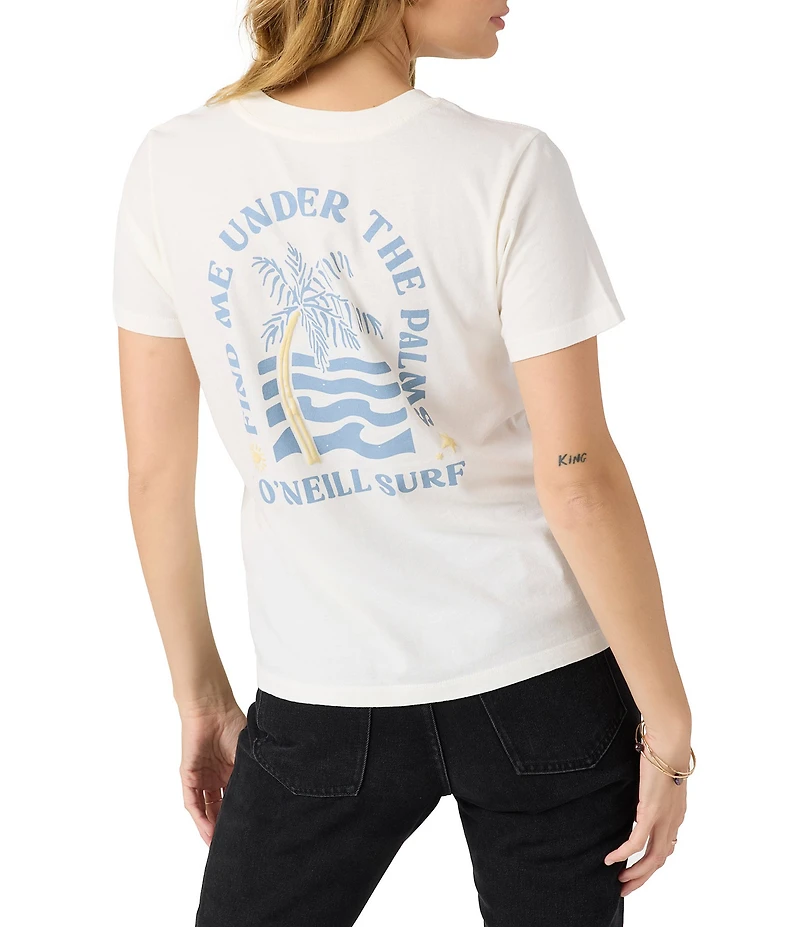 O'Neill Palm Tree Shore Short Sleeve T-Shirt