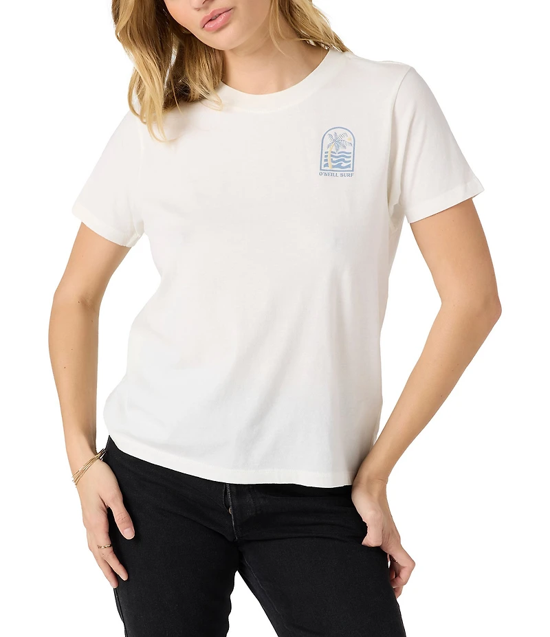O'Neill Palm Tree Shore Short Sleeve T-Shirt
