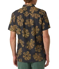 O'Neill Printed Short Sleeve Linen Slub Shirt