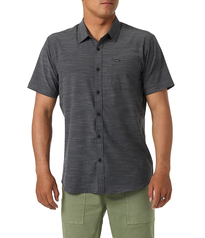 O'Neill Printed Short Sleeve Slub Woven Shirt