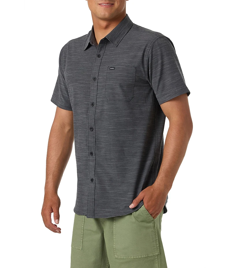 O'Neill Printed Short Sleeve Slub Woven Shirt