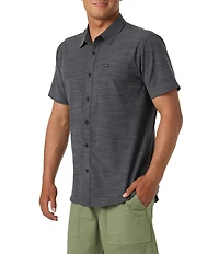O'Neill Printed Short Sleeve Slub Woven Shirt