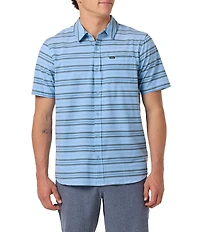 O'Neill Printed Short Sleeve Slub Woven Shirt