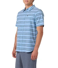 O'Neill Printed Short Sleeve Slub Woven Shirt