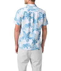 O'Neill Palm Printed Short Sleeve Slub Woven Shirt