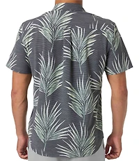 O'Neill Printed Short Sleeve Slub Woven Shirt