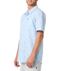 O'Neill Printed Short Sleeve Slub Woven Shirt