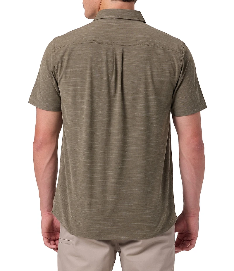 O'Neill Printed Short Sleeve Slub Woven Shirt