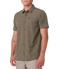 O'Neill Printed Short Sleeve Slub Woven Shirt