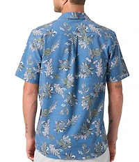O'Neill Printed Short Sleeve Slub Woven Shirt