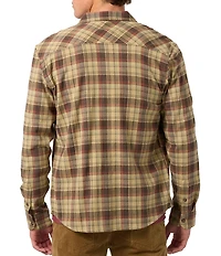 O'Neill Redmond Yarn Dyed Plaid Long Sleeve Flannel Shirt