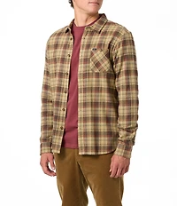 O'Neill Redmond Yarn Dyed Plaid Long Sleeve Flannel Shirt