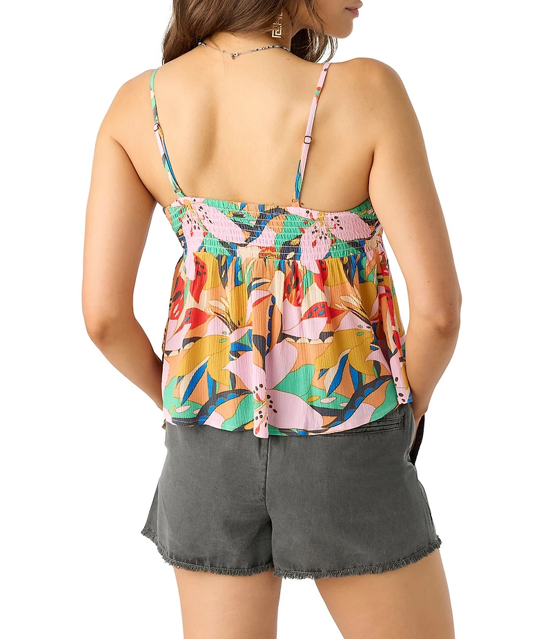 O'Neill Reeta Gabana Tropical Floral Printed Top