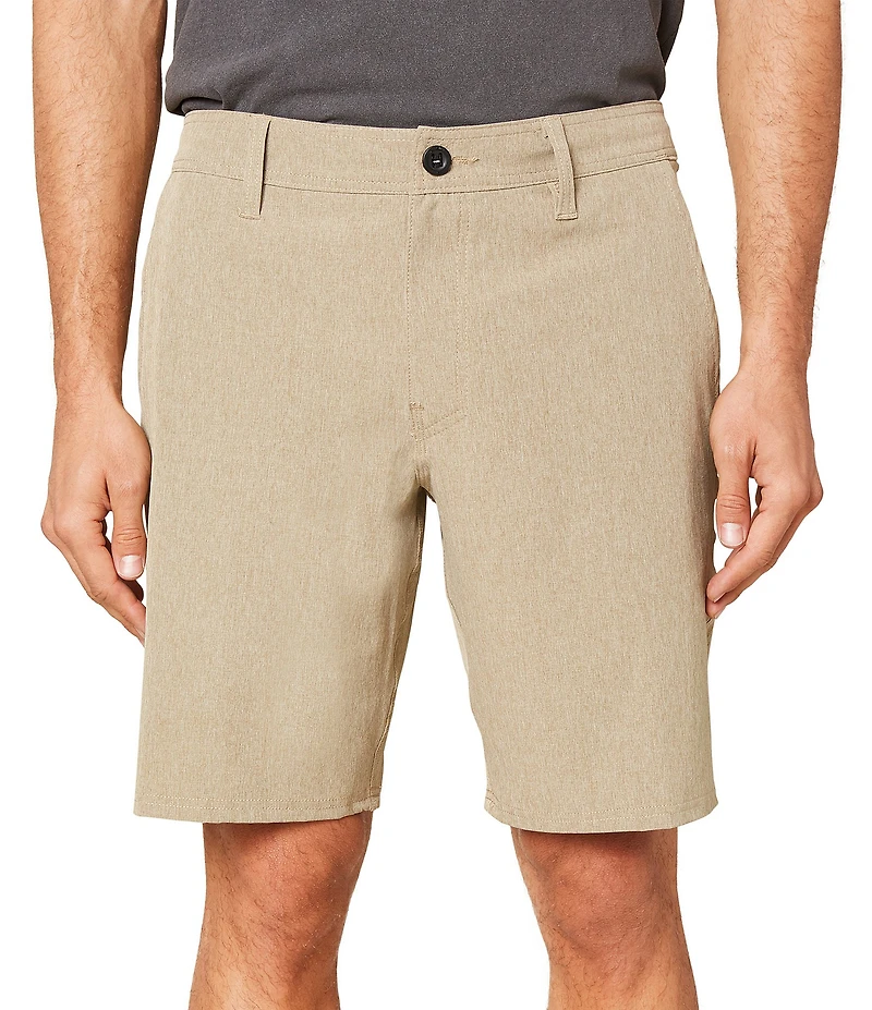 O'Neill Reserve Solid Heather 19#double; Outseam Hybrid Shorts
