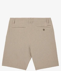 O'Neill Reserve Solid Heather 19#double; Outseam Hybrid Shorts