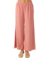O'Neill Sanders High Rise Paperbag-Waist Linen-Blend Pants