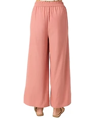 O'Neill Sanders High Rise Paperbag-Waist Linen-Blend Pants