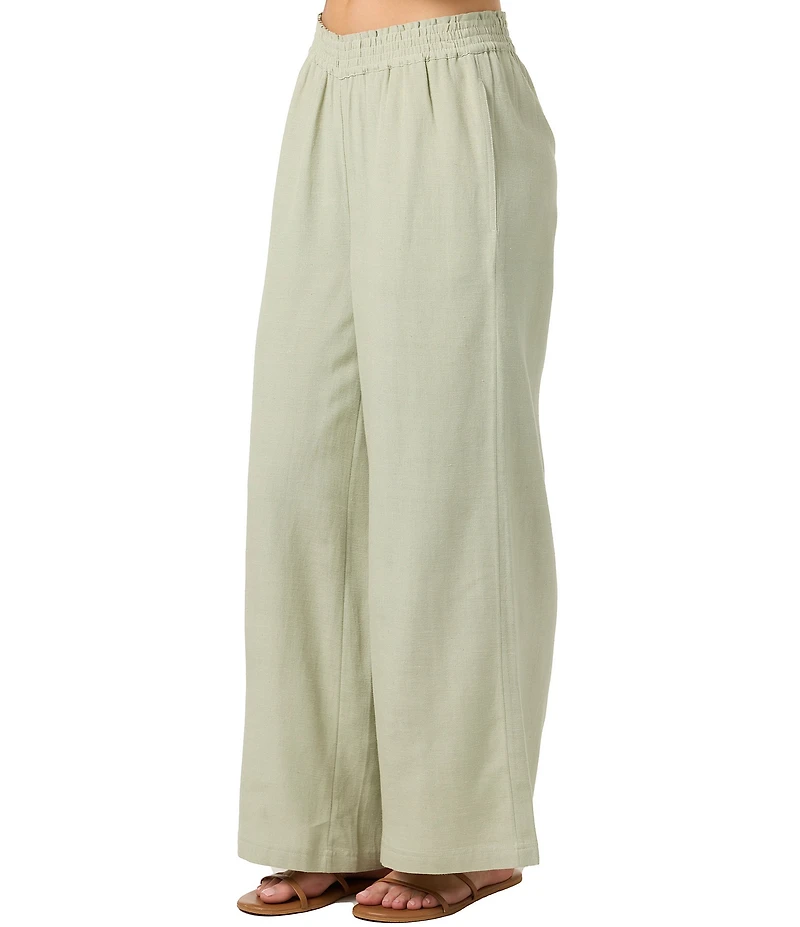 O'Neill Sanders Coordinating Linen Blend Wide Leg Pants