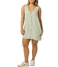 O'Neill Sanders Sleeveless Linen Blend Mini Dress