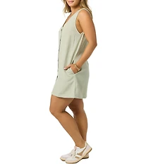 O'Neill Sanders Sleeveless Linen Blend Mini Dress