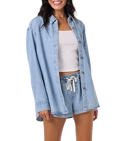 O'Neill Sevie Long Sleeve Denim Shacket