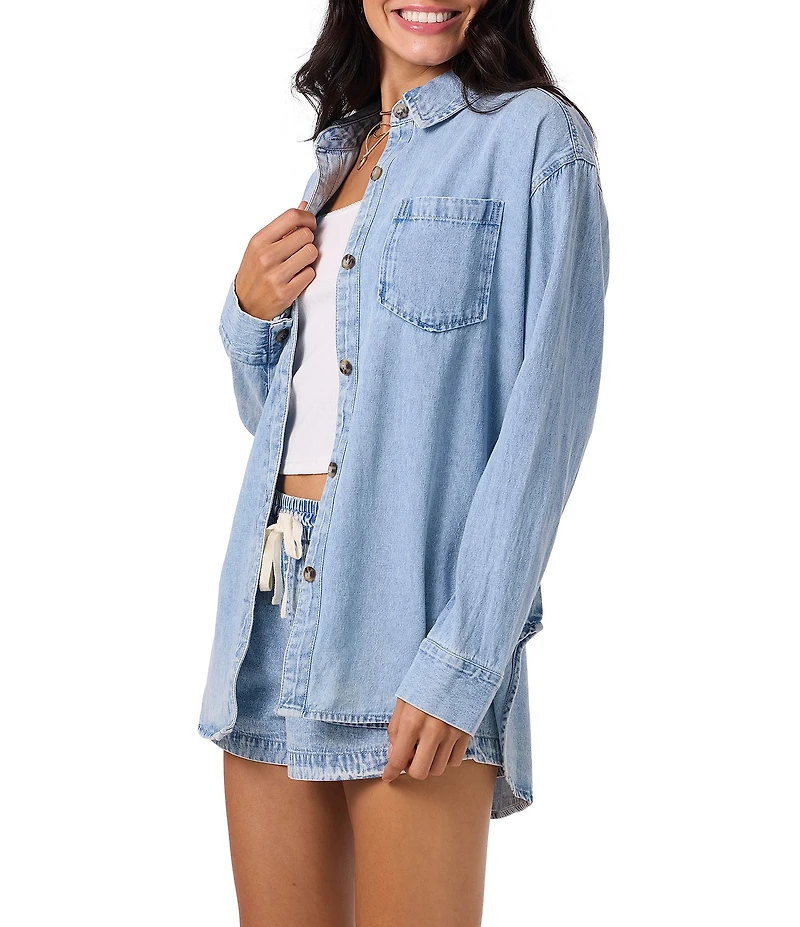 O'Neill Sevie Long Sleeve Denim Shacket