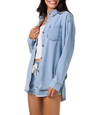 O'Neill Sevie Long Sleeve Denim Shacket