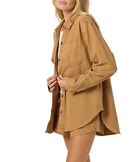 O'Neill Sevie Patch Pocket Long Sleeve Twill Shacket
