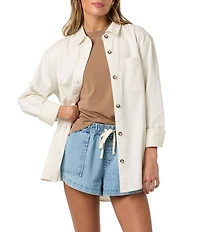 O'Neill Sevie Patch Pocket Long Sleeve Twill Shacket