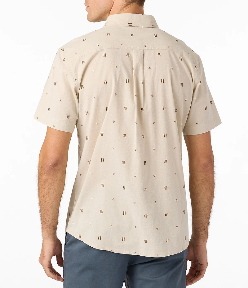 O'Neill Shields Printed Short Sleeve Dobby Shirt