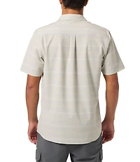 O'Neill Striped Short Sleeve Slub Woven Shirt