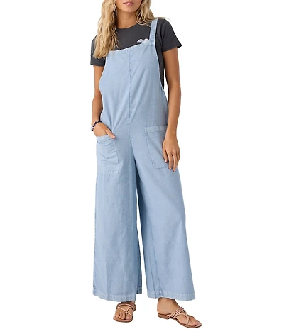 O'Neill Summerlin Sleeveless Linen Blend Overall Jumper