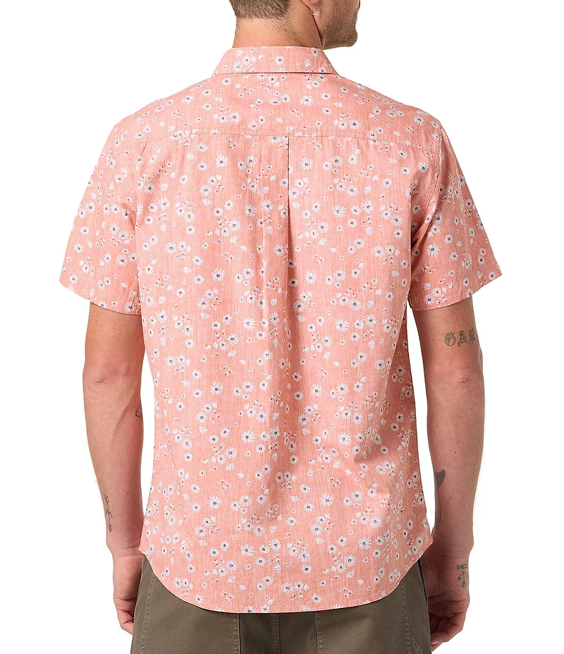 O'Neill Terrace Floral Reverse-Printed Short Sleeve Woven Shirt
