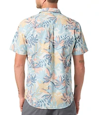 O'Neill Terrace Tropical Reverse-Printed Short Sleeve Woven Shirt