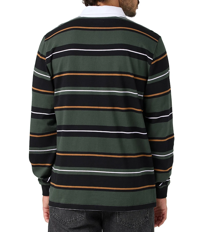 O'Neill Tickets Striped Long Sleeve Rugby Shirt