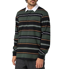 O'Neill Tickets Striped Long Sleeve Rugby Shirt