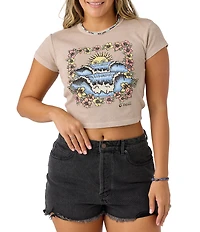 O'Neill Tropic Tide Short Sleeve Crop Graphic Baby T-Shirt