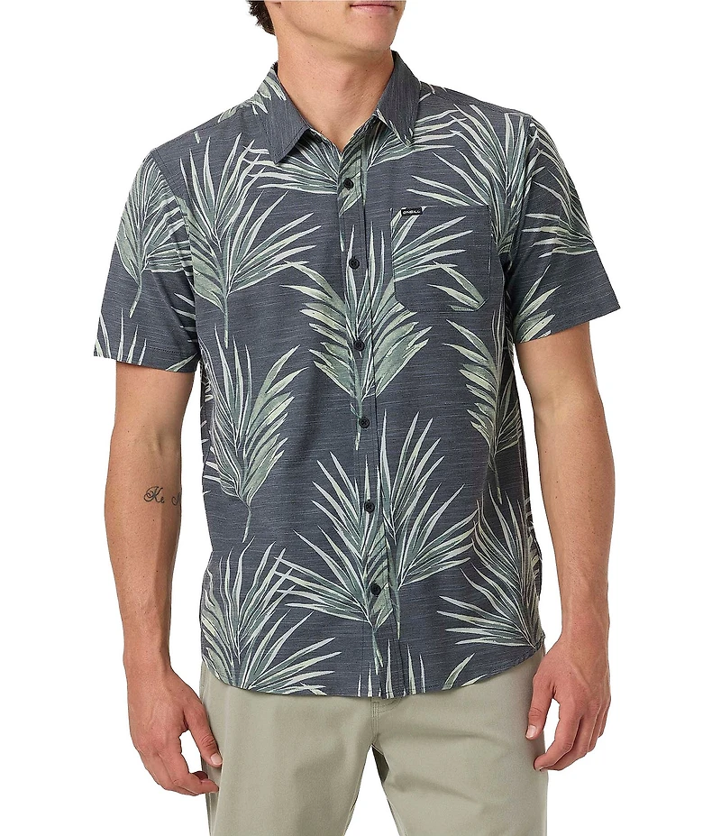 O'Neill Tropical Printed Short Sleeve Slub Woven Shirt