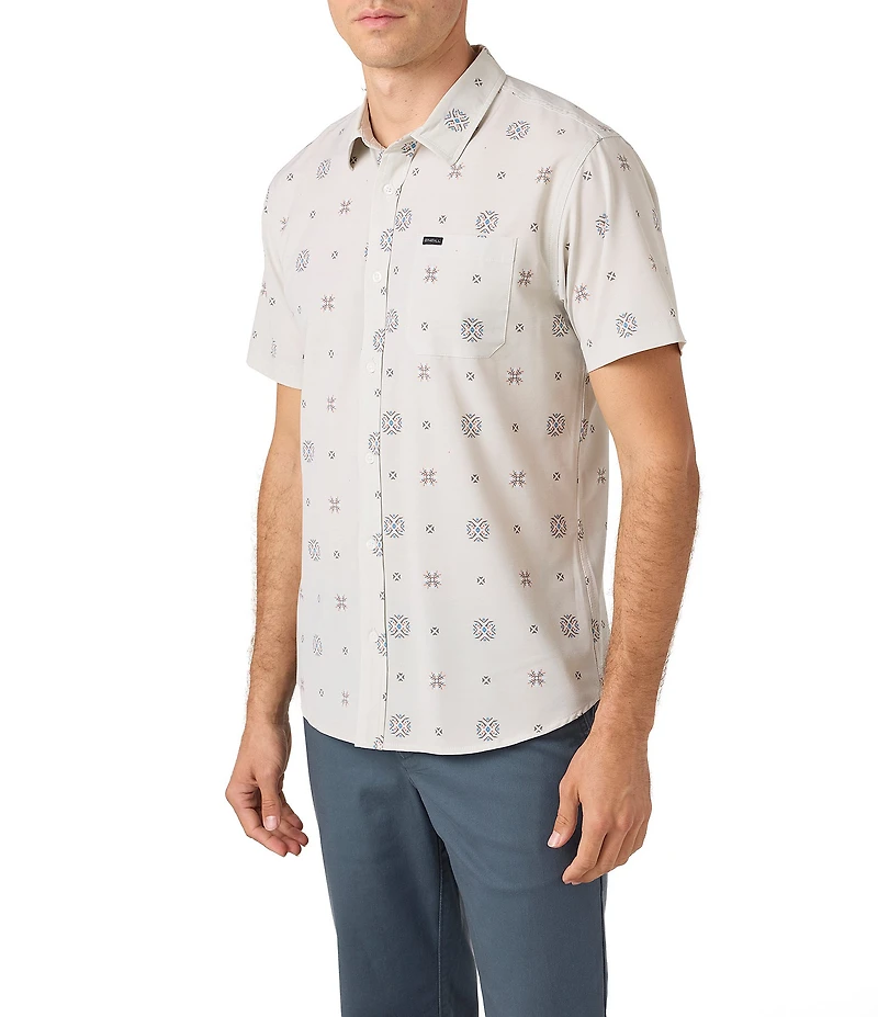 O'Neill TRVLR UPF Traverse Short Sleeve Standard Fit Woven Shirt