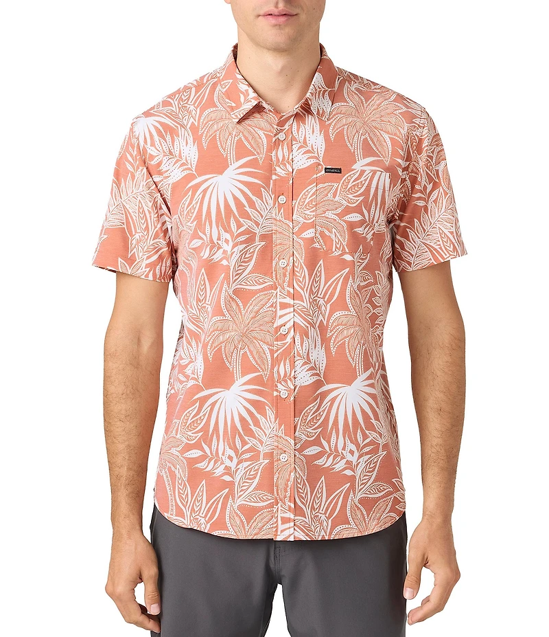 O'Neill TRVLR UPF Traverse Short Sleeve Standard Fit Woven Shirt