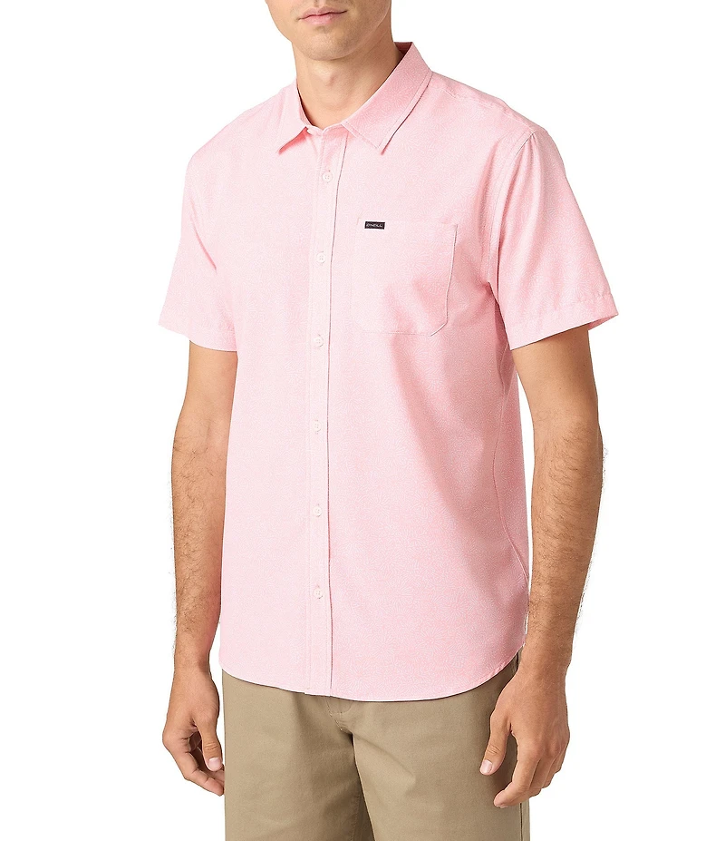 O'Neill TRVLR UPF Traverse Short Sleeve Standard Fit Woven Shirt