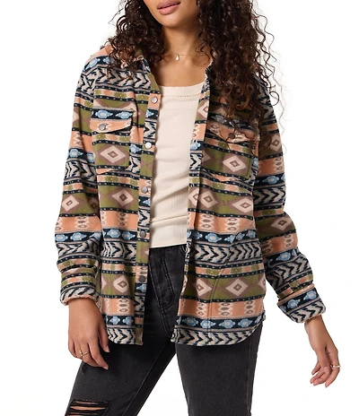 O'Neill Zuma Printed Long Sleeve Superfleece Shirt