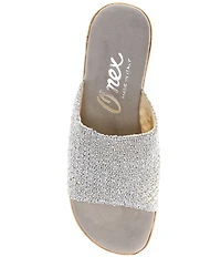 Onex Bianca Banded Cork Wedge Sandals