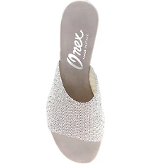 Onex Cookie Metallic Woven Dress Sandals