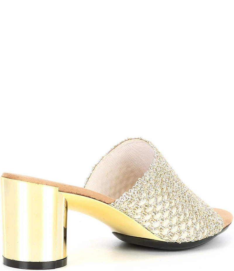 Onex Cookie Metallic Woven Dress Sandals